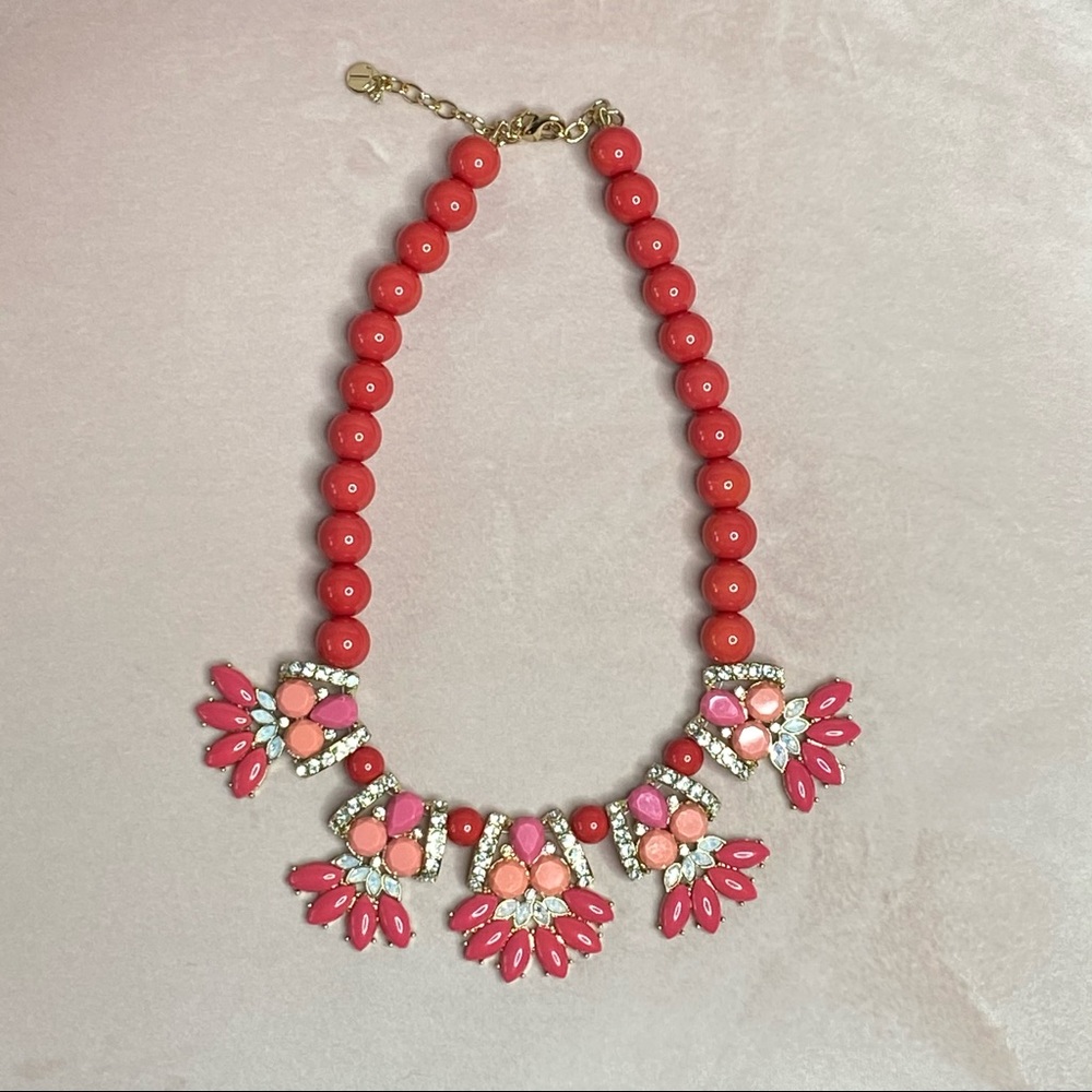 Beaded statement necklace
